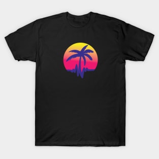 Palms and Wavs Sunrise Logo Tee T-Shirt